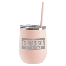 Load image into Gallery viewer, The TS Madison Experience Logo Laser Engraved Wine Tumbler with Straw