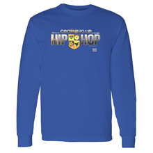 Load image into Gallery viewer, Growing Up Hip Hop Logo Adult Long Sleeve T-Shirt