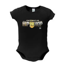 Load image into Gallery viewer, Growing Up Hip Hop Logo Baby Bodysuit