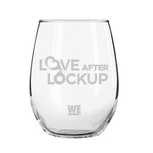 Load image into Gallery viewer, Love After Lockup Logo Laser Engraved Stemless Wine Glass