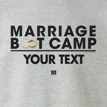 Load image into Gallery viewer, Marriage Boot Camp Logo Personalized Adult Short Sleeve T-Shirt