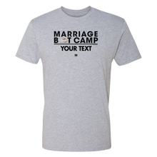 Load image into Gallery viewer, Marriage Boot Camp Logo Personalized Adult Short Sleeve T-Shirt