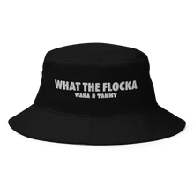 Load image into Gallery viewer, Waka & Tammy What The Flocka Horizontal Logo Flexfit Bucket Hat