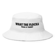 Load image into Gallery viewer, Waka & Tammy What The Flocka Horizontal Logo Flexfit Bucket Hat