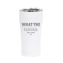 Load image into Gallery viewer, Waka & Tammy What The Flocka Stacked Logo Laser Engraved SIC Tumbler
