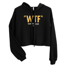 Load image into Gallery viewer, Waka & Tammy WTF Logo Women's Fleece Crop Sweatshirt