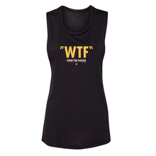 Load image into Gallery viewer, Waka & Tammy WTF Logo Women's Muscle Tank Top