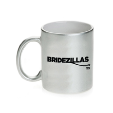 Load image into Gallery viewer, Bridezillas Logo 11 oz Gold Metallic Mug
