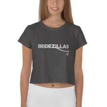 Load image into Gallery viewer, Bridezillas Logo Women's Crop T-Shirt
