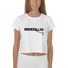 Load image into Gallery viewer, Bridezillas Logo Women's Crop T-Shirt
