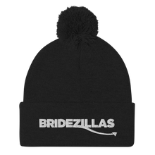 Load image into Gallery viewer, Bridezillas Logi Pom Pom Knit Beanie
