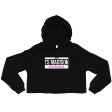 Load image into Gallery viewer, The TS Madison Experience Logo Women's Fleece Crop Hooded Sweatshirt
