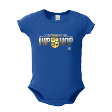 Load image into Gallery viewer, Growing Up Hip Hop Logo Baby Bodysuit

