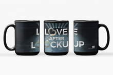 Load image into Gallery viewer, Love After Lockup Textured Logo White Mug
