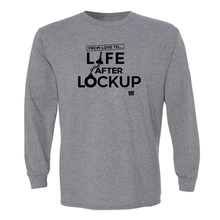 Load image into Gallery viewer, Life After Lockup Logo Adult Long Sleeve T-Shirt
