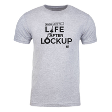 Load image into Gallery viewer, Life After Lockup Logo Adult Short Sleeve T-Shirt
