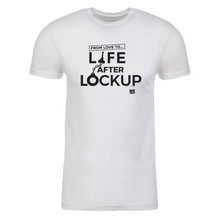 Load image into Gallery viewer, Life After Lockup Logo Adult Short Sleeve T-Shirt
