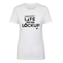 Load image into Gallery viewer, Life After Lockup Logo Women's Short Sleeve T-Shirt
