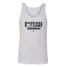Load image into Gallery viewer, Marriage Boot Camp Logo Personalized Adult Tank Top
