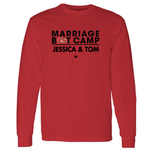 Load image into Gallery viewer, Marriage Boot Camp Logo Personalized Adult Long Sleeve T-Shirt
