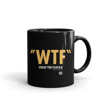Load image into Gallery viewer, Waka &amp; Tammy WTF Logo Black Mug
