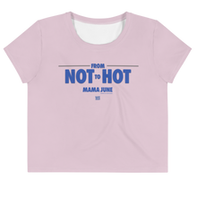 Load image into Gallery viewer, Mama June From Not to Hot Logo Women's Crop T-Shirt
